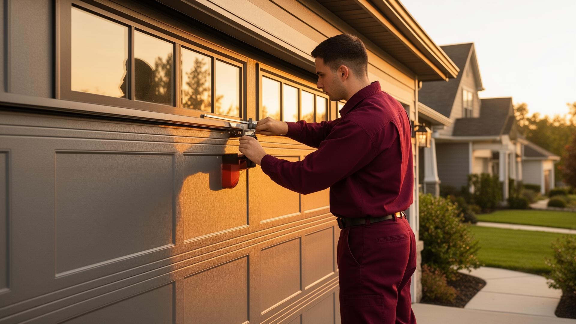Professional garage door service in Denton, Texas
